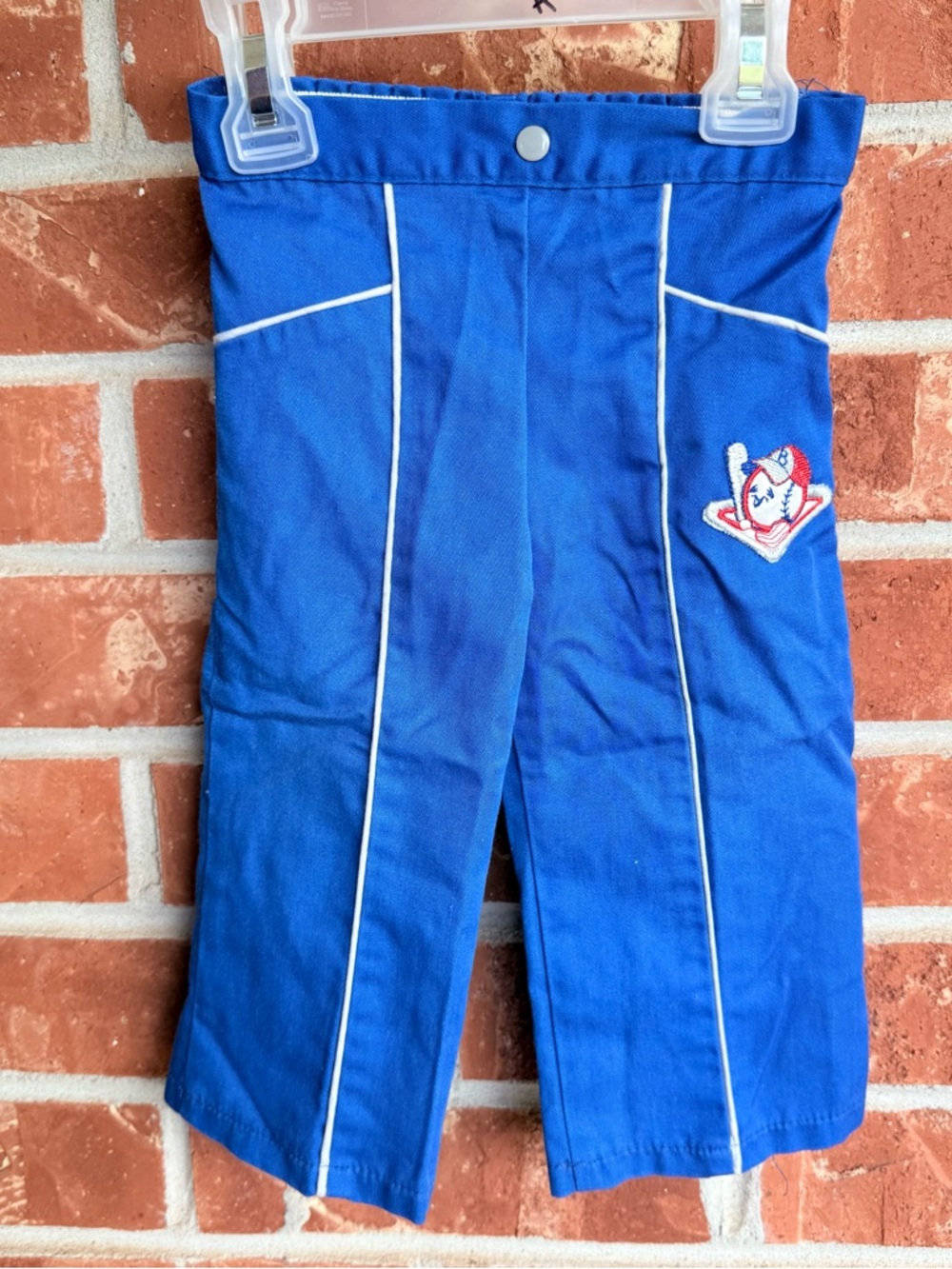 Vintage 90s blue baseball pants Size 12 months